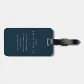 Cruise Ship Luggage Tag Bagagelabel (Achterkant horizontaal)