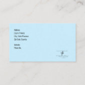 Cruise Ship Musician Alto Saxophone op strand Visitekaartje (Achterkant)