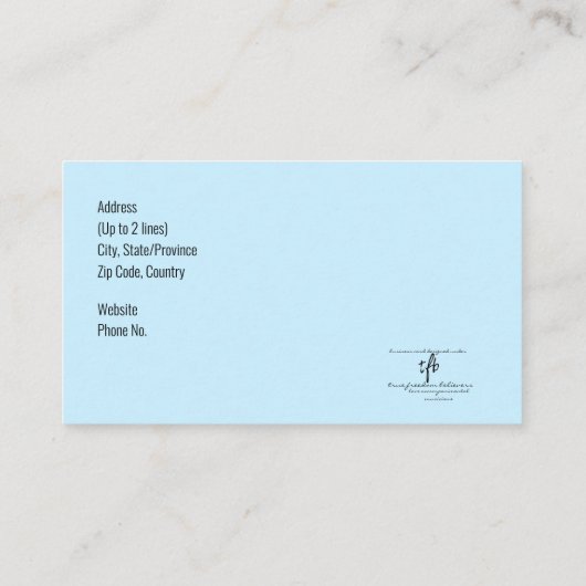 Cruise Ship Musician Alto Saxophone op strand Visitekaartje (Achterkant)