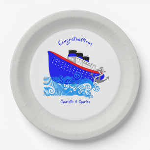 Cruise Ship Nautical Personalized Papieren Bordje