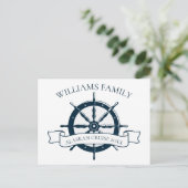 Cruise Ship Nautical Vacation Island van de aangep Briefkaart (Staand voorkant)