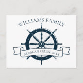 Cruise Ship Nautical Vacation Island van de aangep Briefkaart (Voorkant)