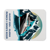 Cruise Ship Ocean Alaska-berg Magneet (Horizontaal)