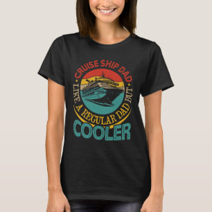 Cruise Ship Papa Definitie Koeler Vaderdag Sai T-shirt