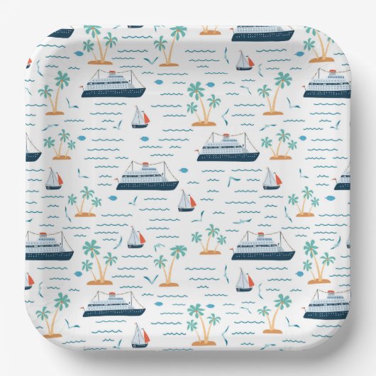 Cruise Ship Papieren Bordje (Voorkant)