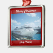 Cruise Ship Photo L1  Metalen Ornament (Links)