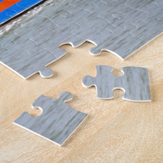 Cruise ship, River Danube, Vienna, Austria Legpuzzel (Zijkant)