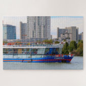 Cruise ship, River Danube, Vienna, Austria Legpuzzel (Horizontaal)
