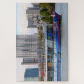 Cruise ship, River Danube, Vienna, Austria Legpuzzel (Verticaal)