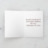 Cruise Ship Save the Wedding Date Kaart (Binnen)