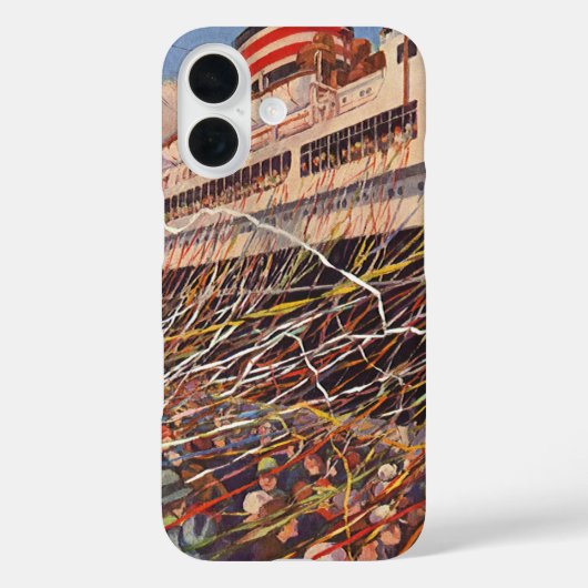 cruise Ship Vacation; Bon Voyage Party! Case-Mate iPhone Case (Achterkant)