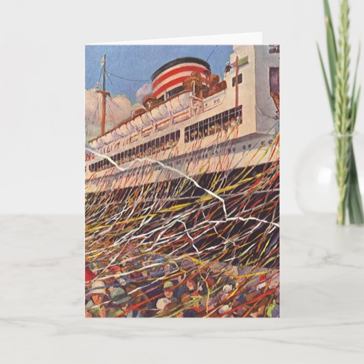  cruise Ship Vacation; Bon Voyage Party! Kaart (Voorkant)