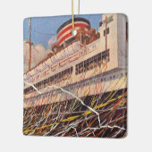  cruise Ship Vacation; Bon Voyage Party! Keramisch Ornament (Links)