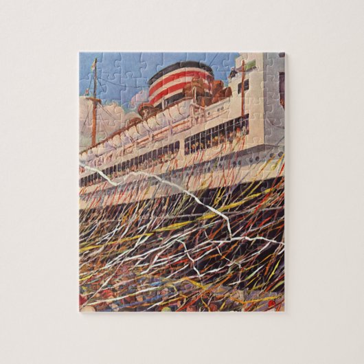  cruise Ship Vacation; Bon Voyage Party! Legpuzzel (Verticaal)
