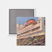  cruise Ship Vacation; Bon Voyage Party! Magneet (Voorkant / Achterkant)