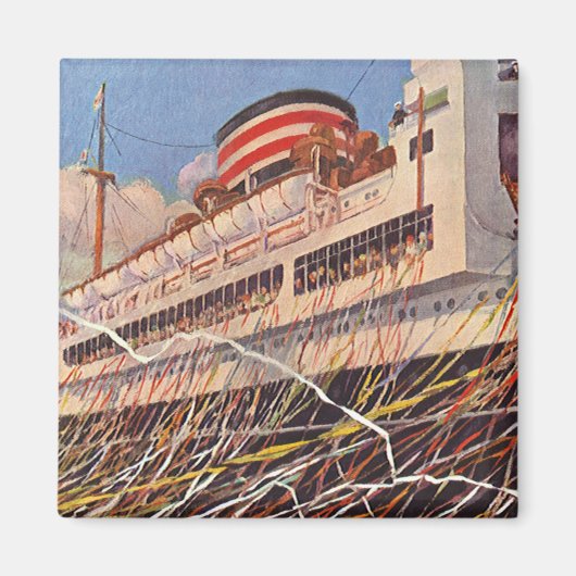  cruise Ship Vacation; Bon Voyage Party! Magneet (Voorkant)
