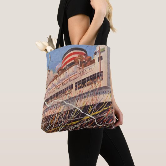  cruise Ship Vacation; Bon Voyage Party! Tote Bag (Dichtbij)