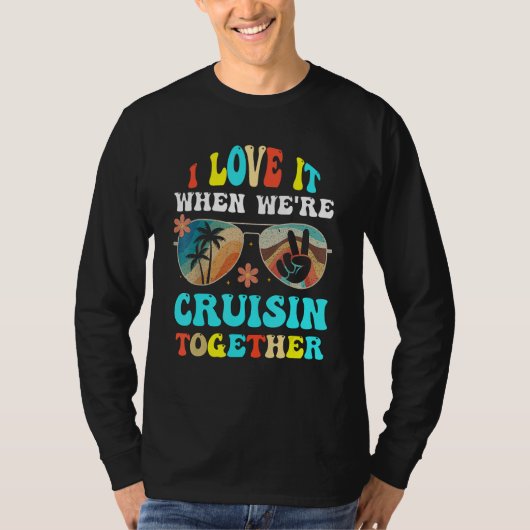 Cruise Ship Vacation Friends Buddies Couples Girl  T-shirt (Voorkant)