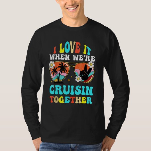 Cruise Ship Vacation Friends Buddies Couples Girl  T-shirt (Voorkant)