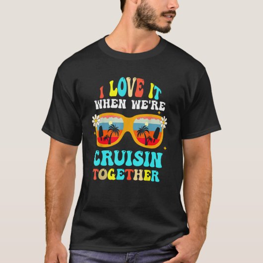 Cruise Ship Vacation Friends Buddies Couples Girl  T-shirt (Voorkant)