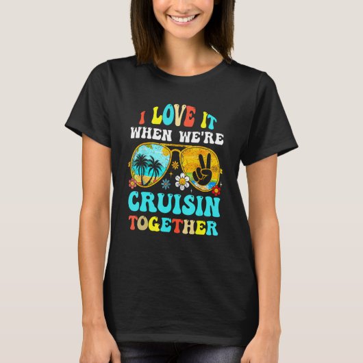 Cruise Ship Vacation Friends Buddies Couples Girl  T-shirt (Voorkant)