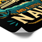 Cruise Ship Vacation Pun Time To Get Ship Faced An Poster (Hoek)