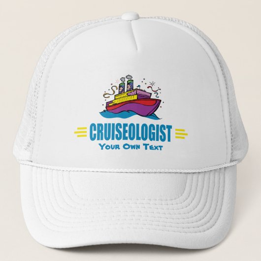 Cruise Ship Vacation Travel Agency Agent Cruising Trucker Pet (Voorkant)