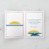 Cruise Ship - Waiter Staff - Dank u Bedankkaart (Binnen)