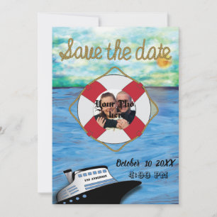 Cruise Ship Waterverf W/Pic Save the Date