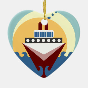 Cruise Ship Wedding Personalized Ornament Favor