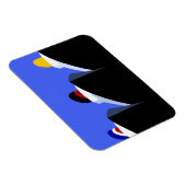 Cruise Ships Vintage Poster Ocean Liner Magneet (Rechterzijde)