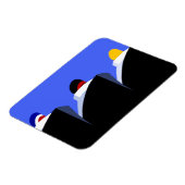 Cruise Ships Vintage Poster Ocean Liner Magneet (Linkerzijde)