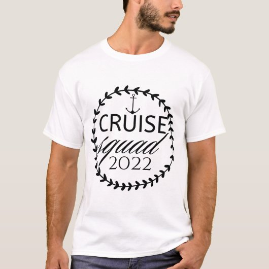 Cruise Squad 2022, Family Cruise Trip T-shirt (Voorkant)