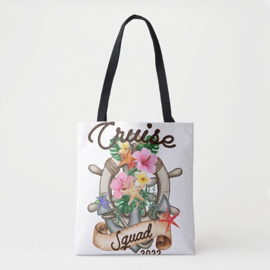 Cruise Squad 2022 Family Cruise Trip Vacation Tote Bag (Voorkant)