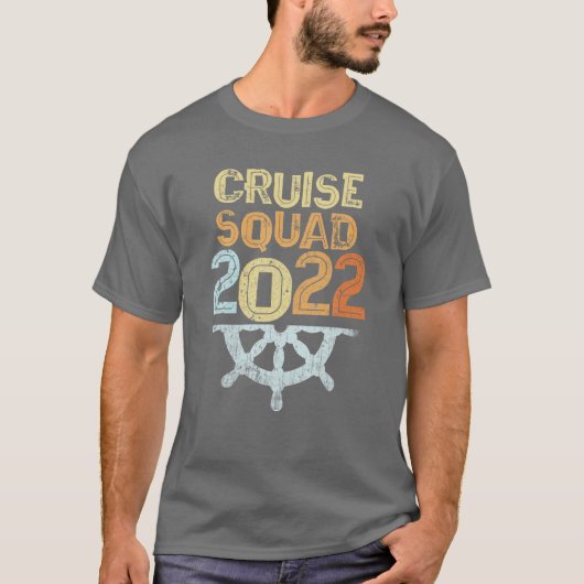 CRUISE SQUAD 2022 Sea Vacation Spring Break Ship T T-shirt (Voorkant)