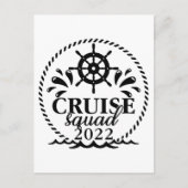 Cruise Squad 2022 Vacation Matching Family Trip Briefkaart (Voorkant)