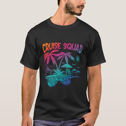 Cruise Squad 2023 Cruising Traveller Boating Cruis T-shirt (Voorkant)