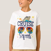 Cruise Squad 2023 Cruising Vacation Boy T-shirt (Voorkant)