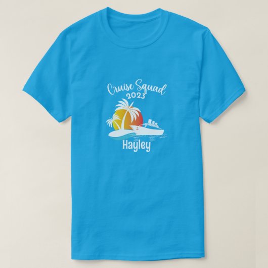 Cruise Squad 2023 Custom T-Shirt (Design voorkant)