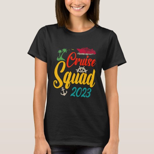 Cruise Squad 2023 Family Matching Group Squad Quot T-shirt (Voorkant)