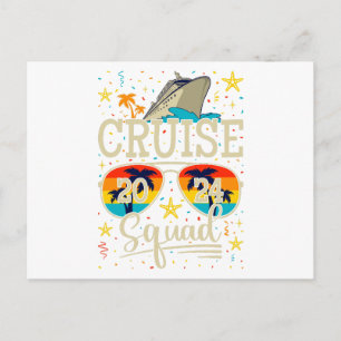 Cruise Squad 2024 Cruise Vakantie Briefkaart