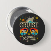 Cruise Squad 2024 Cruise Vakantie Ronde Ronde Button 7,6 Cm (Voorkant /achterkant)