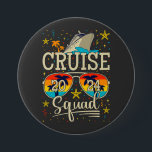 Cruise Squad 2024 Cruise Vakantie Ronde Ronde Button 7,6 Cm<br><div class="desc">Cruise Squad 2024 Cruising Birthday Vacation Funny Crew Graphic design Gift Ronde Button Classic Collectie.</div>