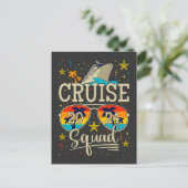 Cruise Squad 2024 Cruisevakantie Briefkaart (Staand voorkant)