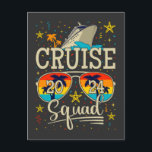 Cruise Squad 2024 Cruisevakantie Briefkaart<br><div class="desc">Cruise Squad 2024 Cruising Birthday Vacation Funny Crew Graphic design Gift Standaard Briefkaart Classic Collectie.</div>