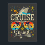Cruise Squad 2024 Cruisevakantie Briefkaart<br><div class="desc">Cruise Squad 2024 Cruising Birthday Vacation Funny Crew Graphic design Gift Standaard Briefkaart Classic Collectie.</div>