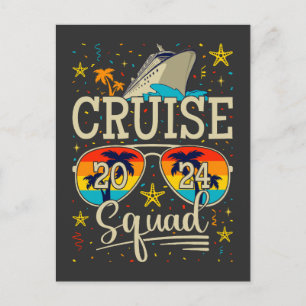 Cruise Squad 2024 Cruisevakantie Briefkaart