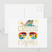 Cruise Squad 2024 Cruisevakantie Briefkaart (Voorkant / Achterkant)
