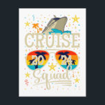 Cruise Squad 2024 Cruisevakantie Briefkaart<br><div class="desc">Cruise Squad 2024 Cruising Birthday Vacation Funny Crew Graphic design Gift Standaard Briefkaart Classic Collectie.</div>