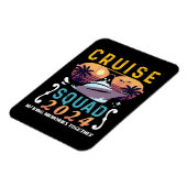Cruise Squad 2024 Familie Vakantie Matching Groep Magneet (Linkerzijde)